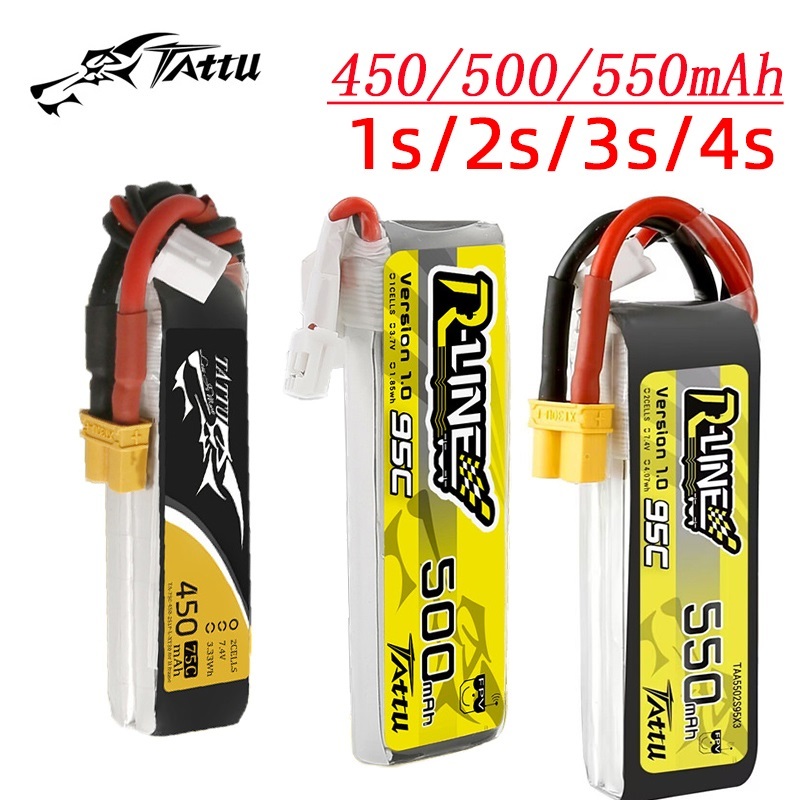 3Pcs NEW TATTU 450/500/550mAh  - Rc Helicopter Parts avaliação e preço