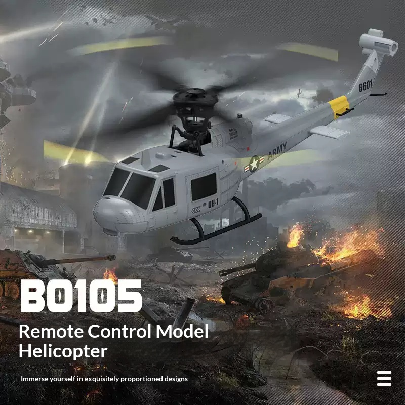 Huey F6601 4CH RC Helicopter - - Rc Helicopter Single Rotor avaliação e preço