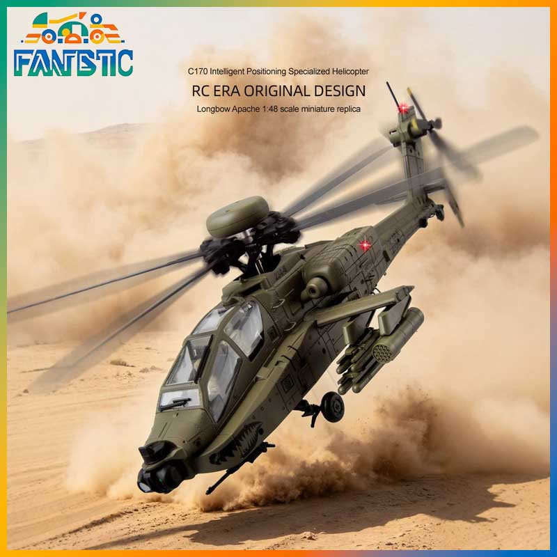 Rc Era C170 Ah 64d Apache Rc H - Rc Helicopter Single Rotor avaliação e preço