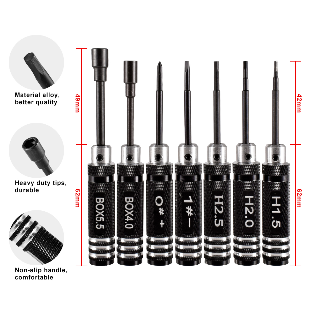 9IMOD RC Hex Driver Set Metal  - Rc Helicopter Tool Kit avaliação e preço