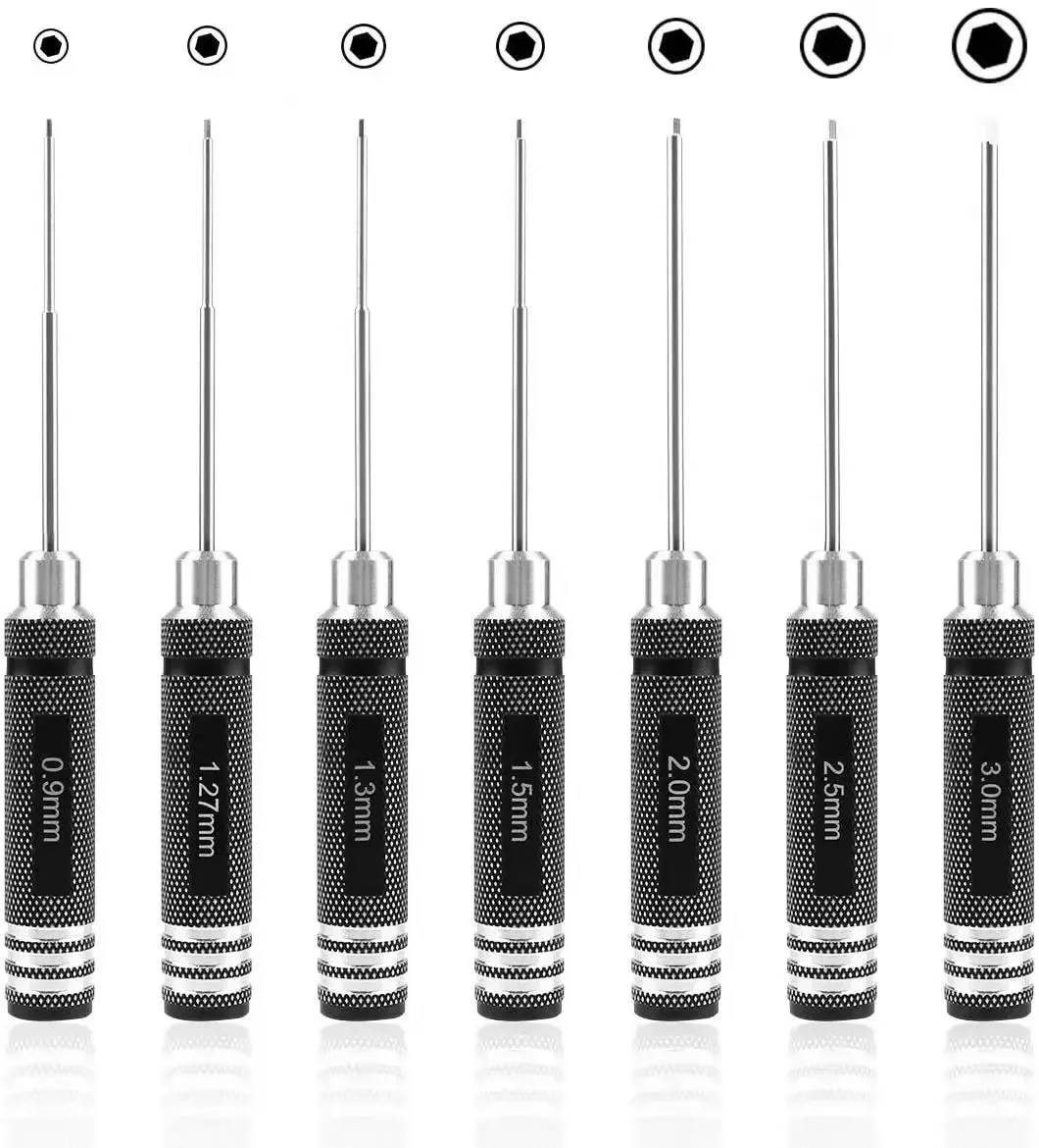 Hex Driver 7/4PCS Hex Allen Sc - Rc Helicopter Tool Kit avaliação e preço