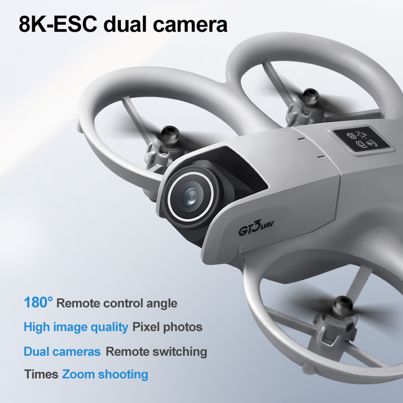 New GT3 Mini RC Drone 8K 5G Ae - Rc Helicopter Electric avaliação e preço