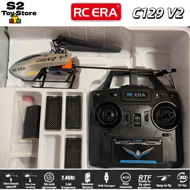 RC ERA C129V2 4CH 2.4GHz Smart - Rc Helicopter Single Rotor avaliação e preço