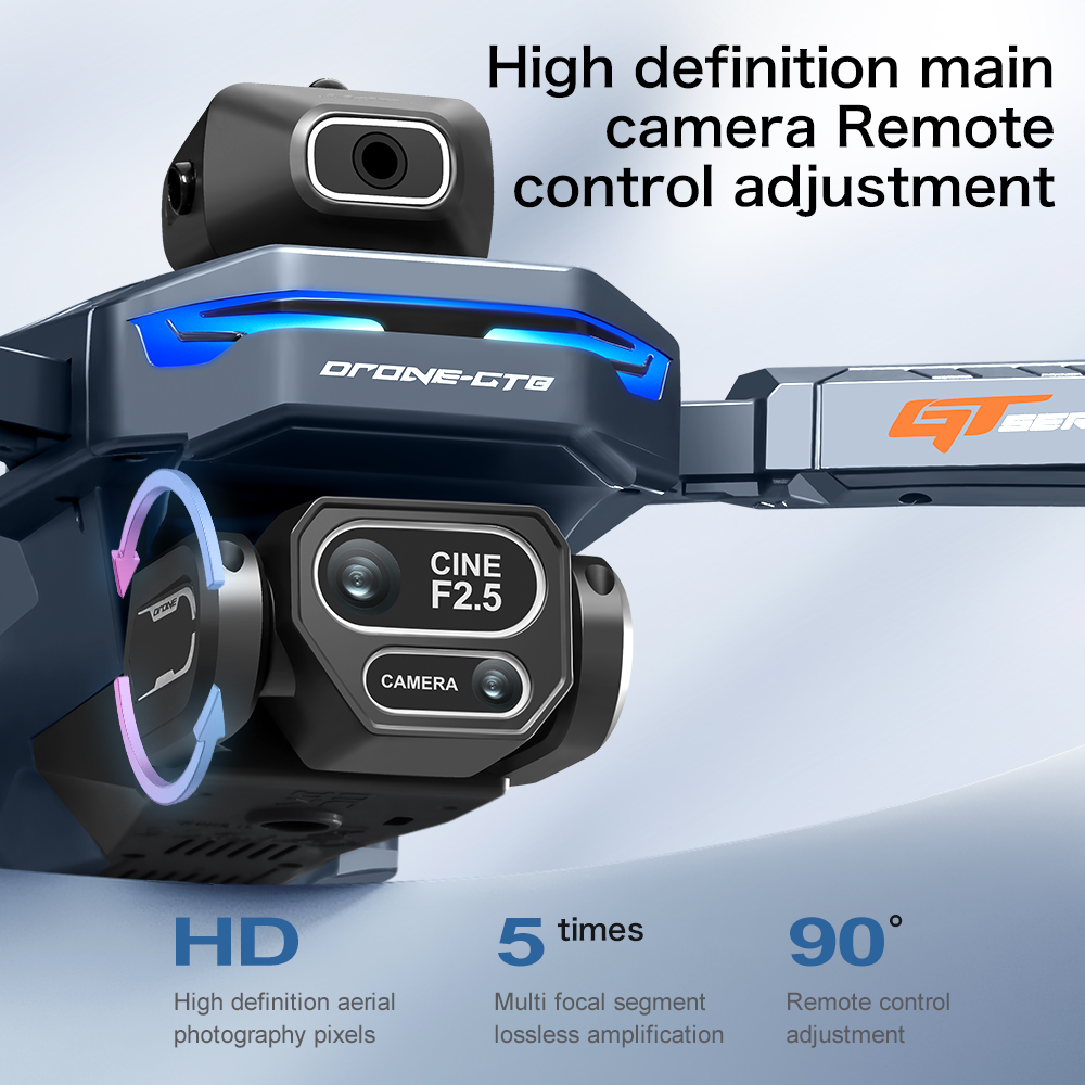 2026 New GT8 Drone GPS 8K Prof - Rc Helicopter Charger avaliação e preço