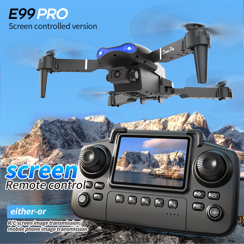 E99 PRO Drone Screen Control A - Rc Helicopter Charger avaliação e preço