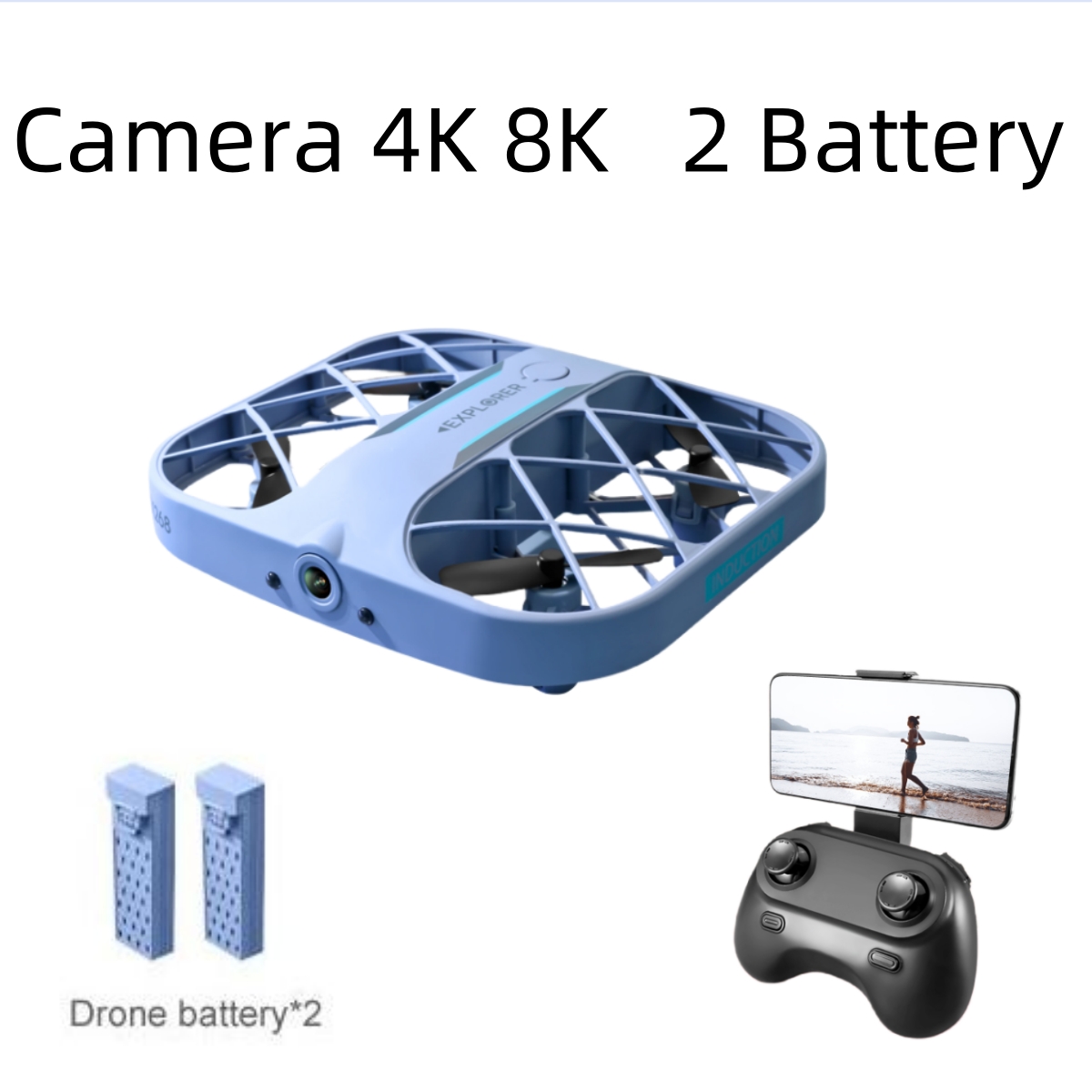 JJRC H107 FPV RC Drone with 2  - Rc Helicopter Case avaliação e preço