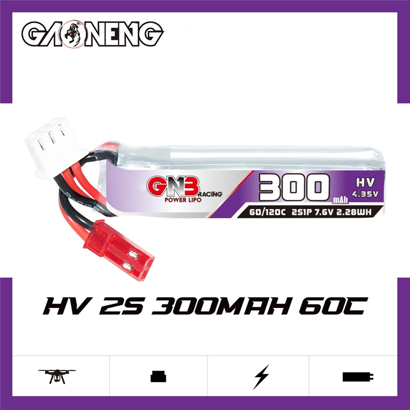 GAONENG GNB 2S 7.6V 300mAh 60C - Rc Helicopter Battery avaliação e preço