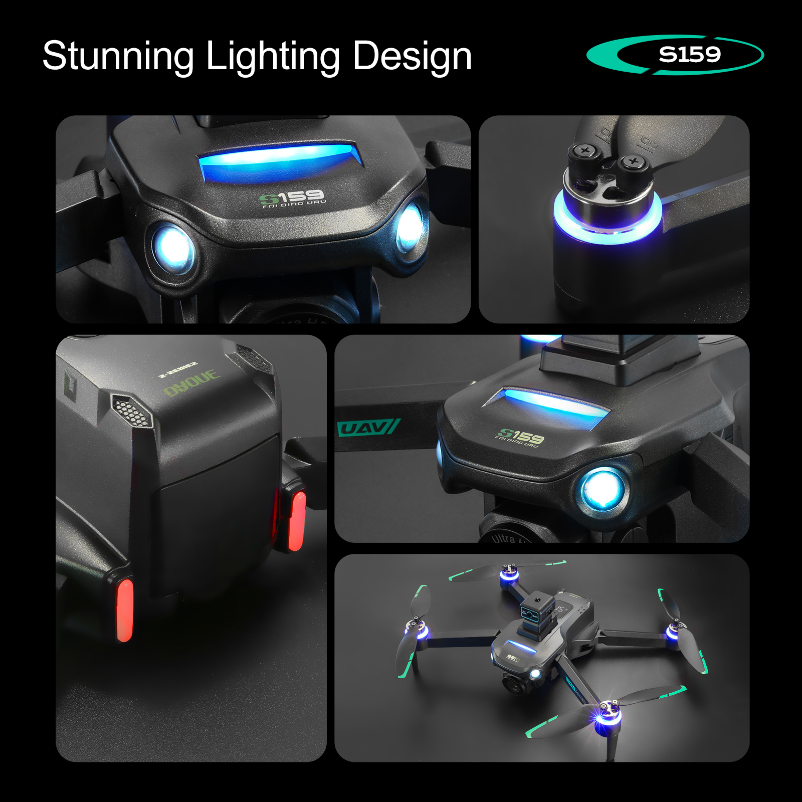 S159 GPS Drone 4K Profesional  - Rc Helicopter Electric avaliação e preço