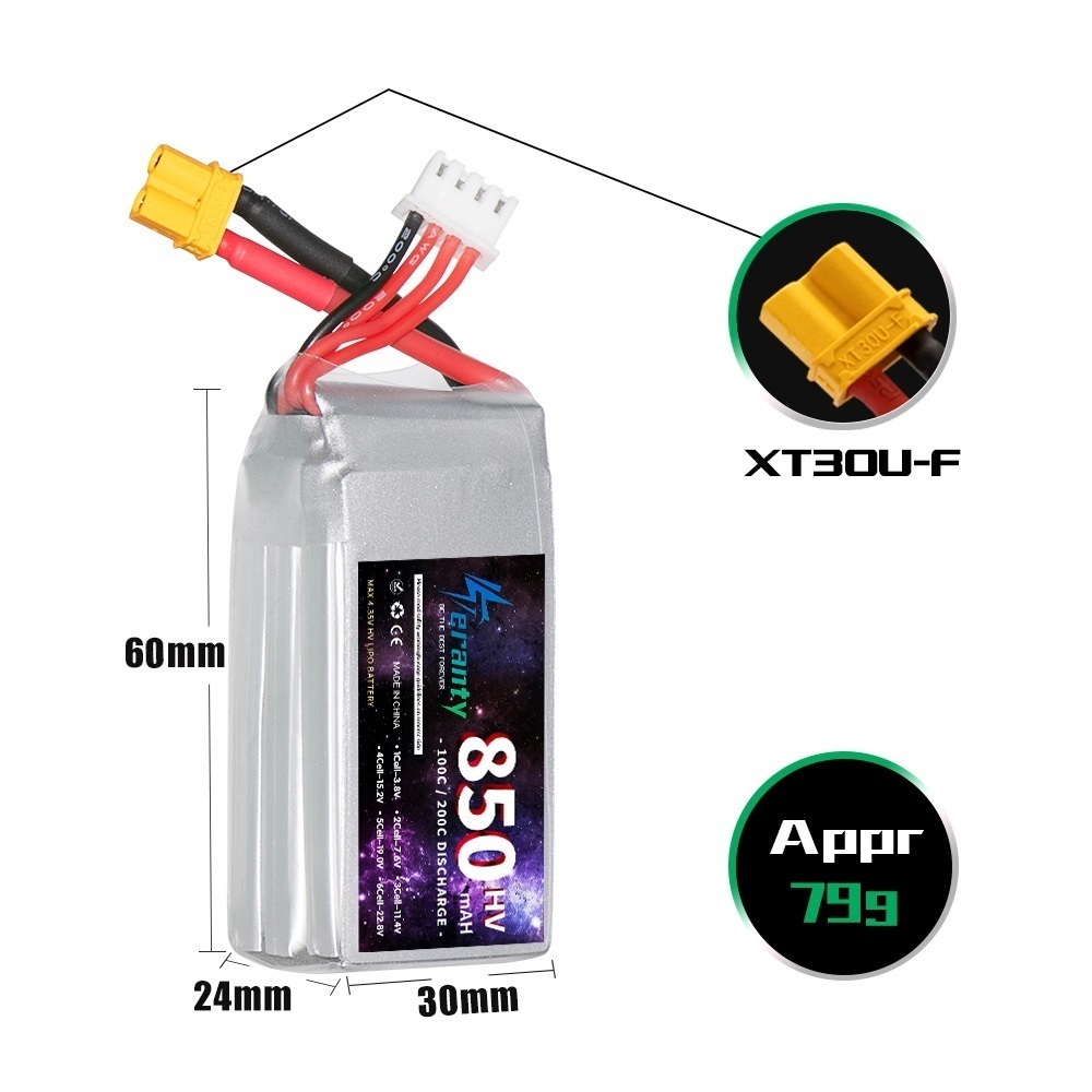 1/2/3PCS TERANTY 3S 11.4V Lipo - Rc Helicopter Battery avaliação e preço