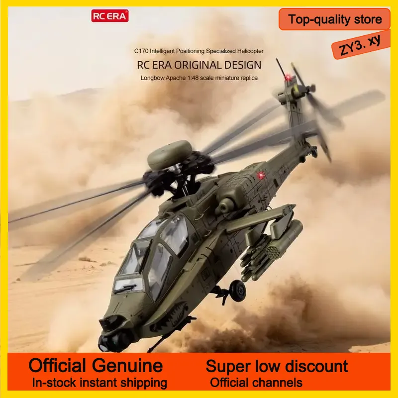 New In Stock RC Era Ah-64d Apa - Rc Helicopter Single Rotor avaliação e preço